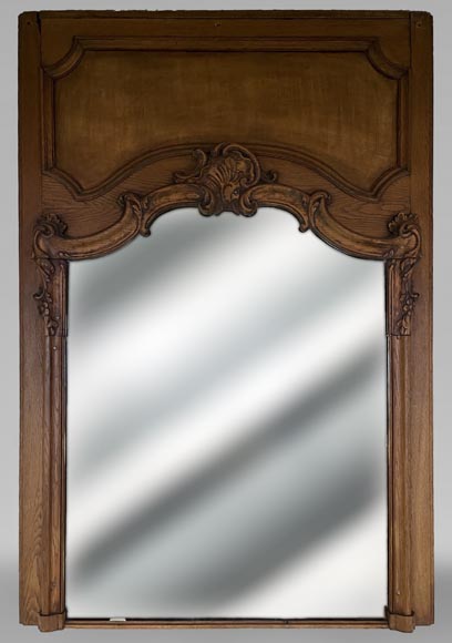 Louis XV style trumeau made with oak Louis XV style trumeau made with oak-0