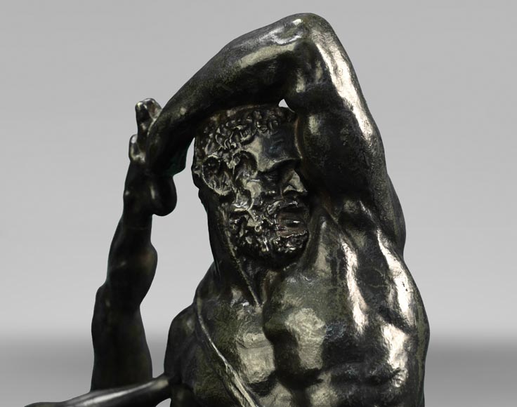 Antonio CANOVA (after), INGÉ and SOYER (attributed to), Clock “Hercules and Lichas”, circa 1840 Antonio CANOVA (after), INGÉ and SOYER (attributed to), Clock “Hercules and Lichas”, circa 1840-4