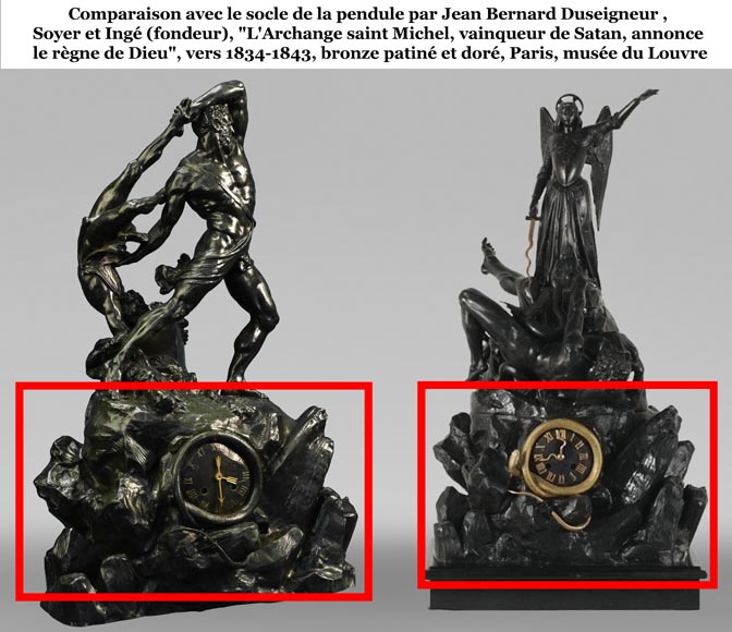 Antonio CANOVA (after), INGÉ and SOYER (attributed to), Clock “Hercules and Lichas”, circa 1840 Antonio CANOVA (after), INGÉ and SOYER (attributed to), Clock “Hercules and Lichas”, circa 1840-12