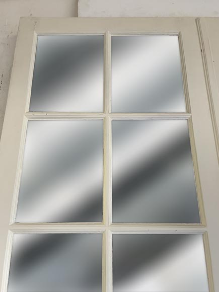 Double door in wood with mirror Double door in wood with mirror-3