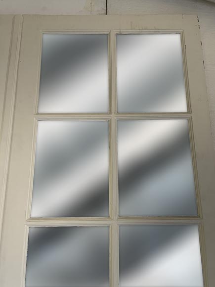 Double door in wood with mirror Double door in wood with mirror-4