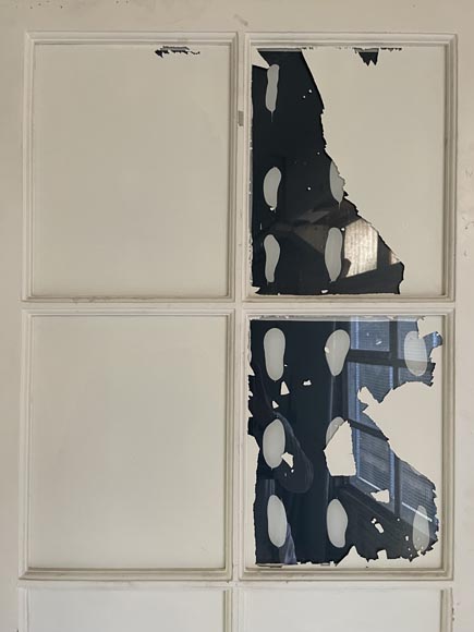 Double door in wood with mirror Double door in wood with mirror-9