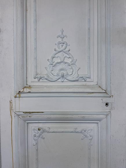 Set of antique Louis XV style double door and two doors Set of antique Louis XV style double door and two doors-7