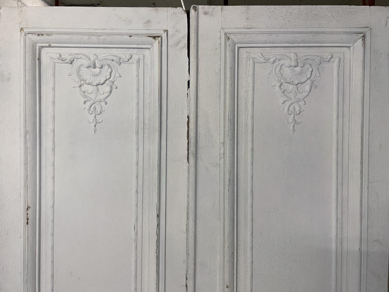 Set of antique Louis XV style double door and two doors Set of antique Louis XV style double door and two doors-9