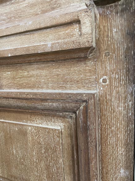 Antique oak door with frame Antique oak door with frame-3