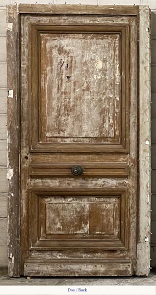 Antique oak door with frame Antique oak door with frame-5