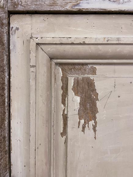 Antique oak door with frame  Antique oak door with frame-1