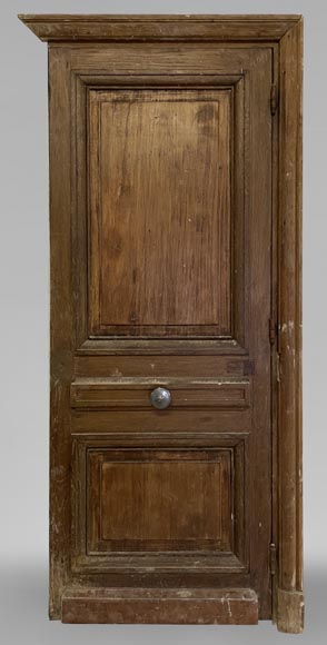 Antique oak door with frame Antique oak door with frame-0