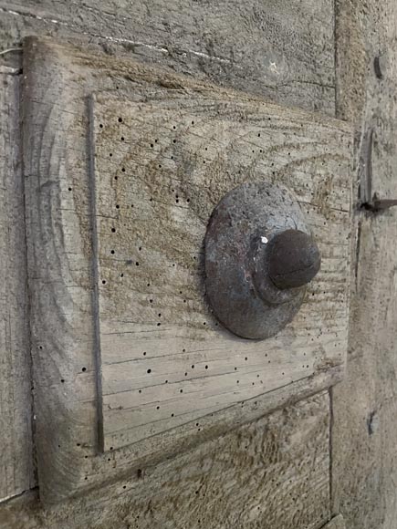 Important antique pine tree door, 18th century Important antique pine tree door, 18th century-5