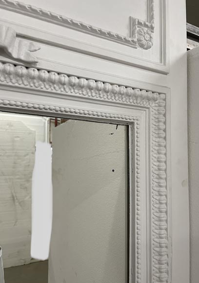 Louis XVI style trumeau with ribbon and frieze, 19th century Louis XVI style trumeau with ribbon and frieze, 19th century-3