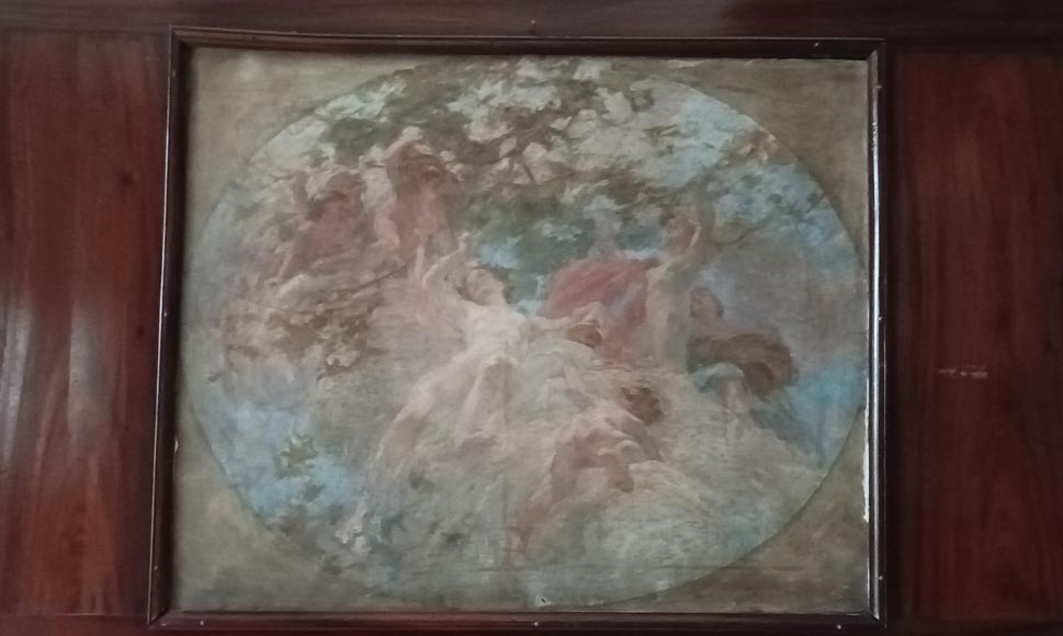 Art & Craft paneled room from the private mansion of the architect Henry GUEDY, 1912-1913 Art & Craft paneled room from the private mansion of the architect Henry GUEDY, 1912-1913-24