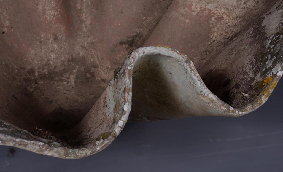 Willy Guhl, Pair of planters in fiber cement Willy Guhl, Pair of planters in fiber cement-7