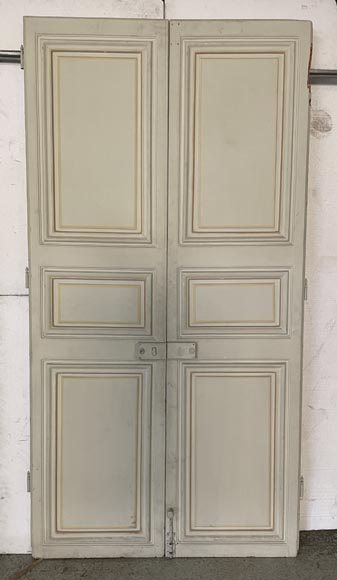Serie of three double doors in painted wood Serie of three double doors in painted wood-6