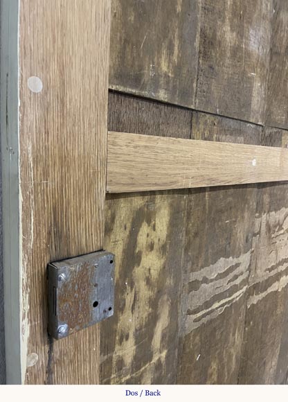 Lot of 6 oak cupboard doors, 18th century Lot of 6 oak cupboard doors, 18th century-6