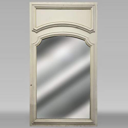 Painted and moulded wood trumeau