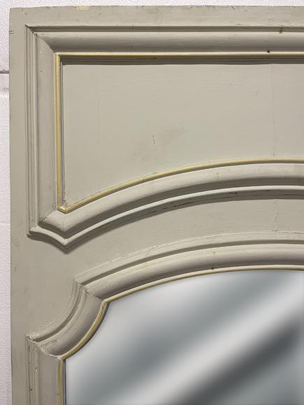 Painted and moulded wood trumeau Painted and moulded wood trumeau-3