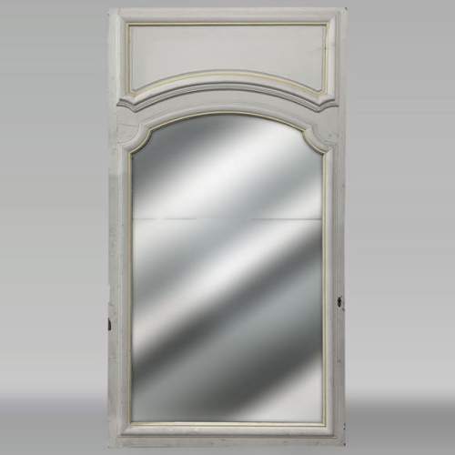 Painted and moulded wood trumeau