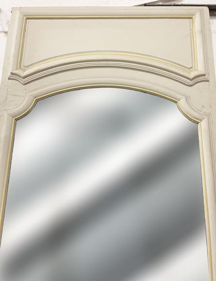 Painted and moulded wood trumeau Painted and moulded wood trumeau-1