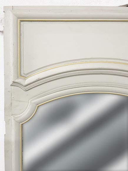 Painted and moulded wood trumeau Painted and moulded wood trumeau-3