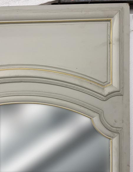 Painted and moulded wood trumeau Painted and moulded wood trumeau-4