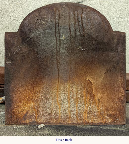 Louis XV style fireback with the coat of arms of France Louis XV style fireback with the coat of arms of France-5