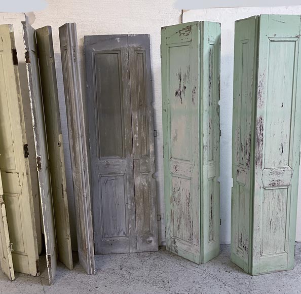 Lof of 13 pairs of interior shutters Lof of 13 pairs of interior shutters-1