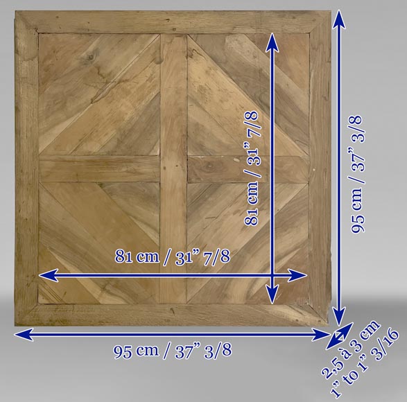 Lot of about 20m² of Soubise parquet flooring, 19th century Lot of about 20m² of Soubise parquet flooring, 19th century-13