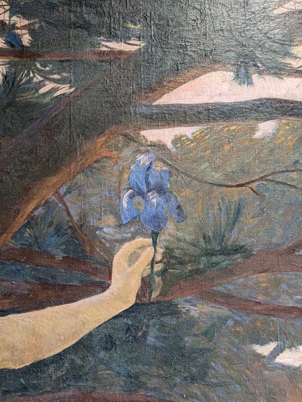 Edmond Anne Antoine TAPISSIER « Les sirènes » Salon of 1896 Edmond Anne Antoine TAPISSIER « Les sirènes » Salon of 1896-4