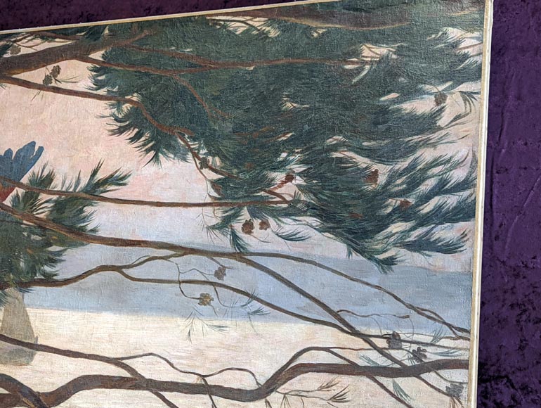 Edmond Anne Antoine TAPISSIER « Les sirènes » Salon of 1896 Edmond Anne Antoine TAPISSIER « Les sirènes » Salon of 1896-6