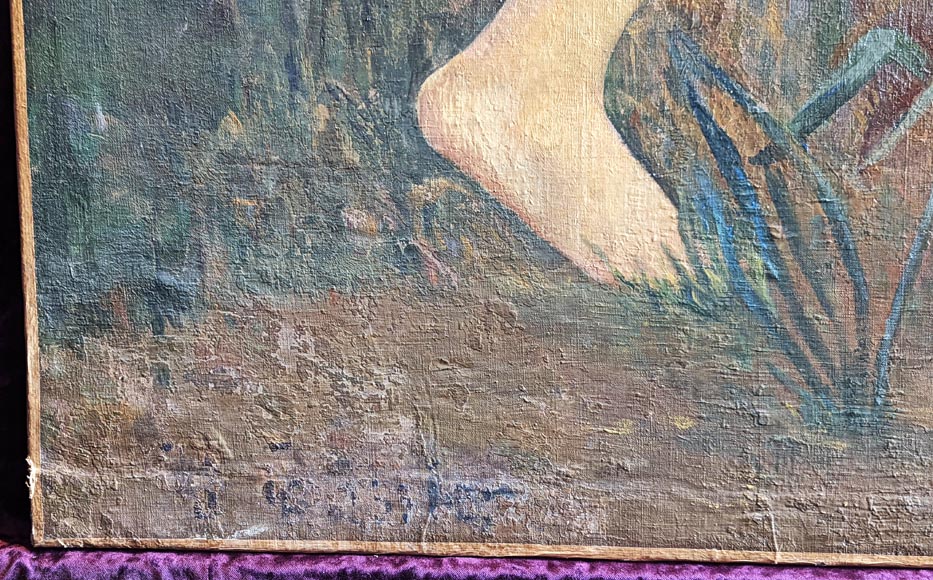 Edmond Anne Antoine TAPISSIER « Les sirènes » Salon of 1896 Edmond Anne Antoine TAPISSIER « Les sirènes » Salon of 1896-9