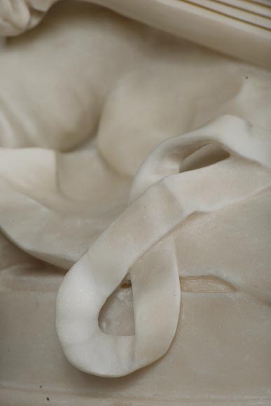 René ROZET « Young musician with a mandolin », statuary marble sculpture, late 19th century René ROZET « Young musician with a mandolin », statuary marble sculpture, late 19th century-11