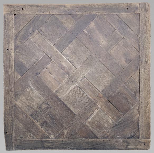 Batch of about 11 m² of 18th century Versailles oak parquet flooring Batch of about 11 m² of 18th century Versailles oak parquet flooring-0