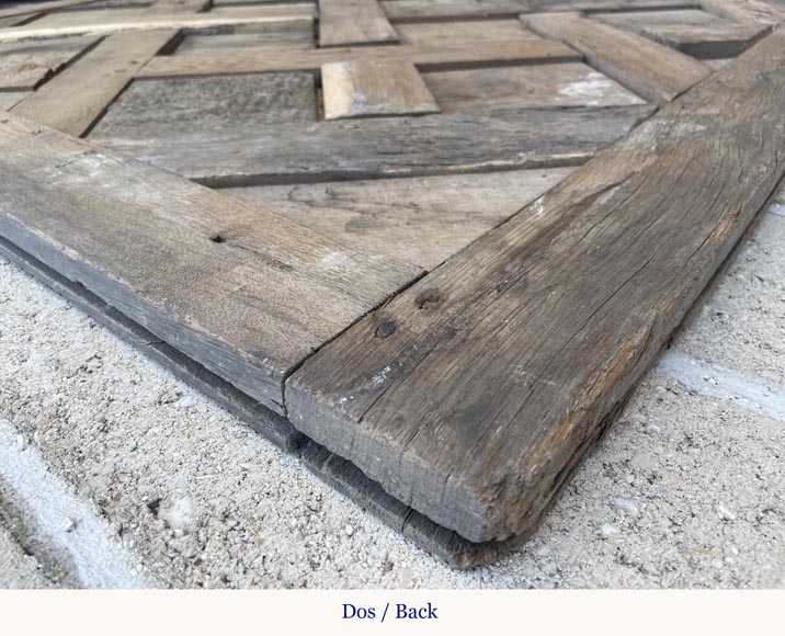 Batch of about 11 m² of 18th century Versailles oak parquet flooring Batch of about 11 m² of 18th century Versailles oak parquet flooring-7
