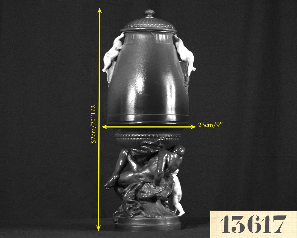 Hercule, rare vase by Carrier-Belleuse. Hercule, rare vase by Carrier-Belleuse.-4