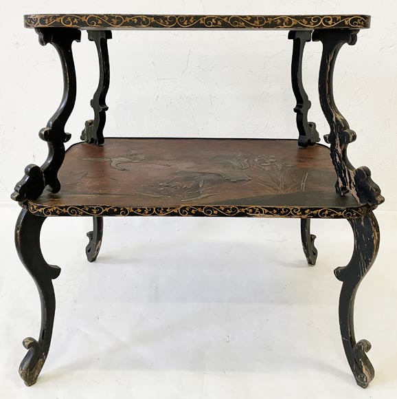 Louis MAJORELLE (attr.to), Tea table with a Vernis Martin decoration, circa 1880-1890 Louis MAJORELLE (attr.to), Tea table with a Vernis Martin decoration, circa 1880-1890-9