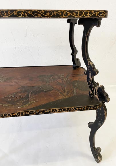 Louis MAJORELLE (attr.to), Tea table with a Vernis Martin decoration, circa 1880-1890 Louis MAJORELLE (attr.to), Tea table with a Vernis Martin decoration, circa 1880-1890-10