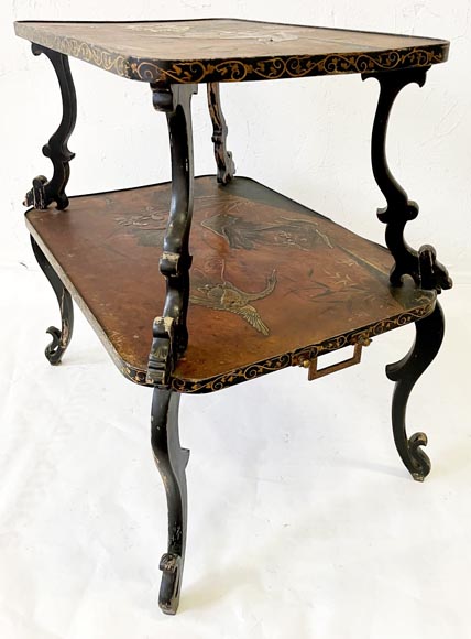 Louis MAJORELLE (attr.to), Tea table with a Vernis Martin decoration, circa 1880-1890 Louis MAJORELLE (attr.to), Tea table with a Vernis Martin decoration, circa 1880-1890-12