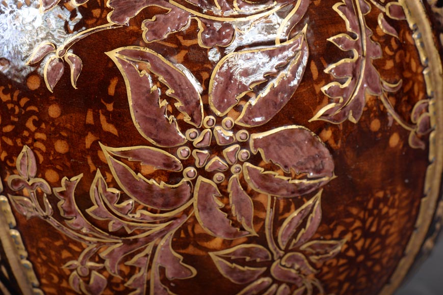 André-Fernand Thesmar, Enameled ceramic gardener André-Fernand Thesmar, Enameled ceramic gardener-5