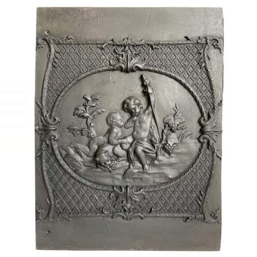 Louis XV style fireback