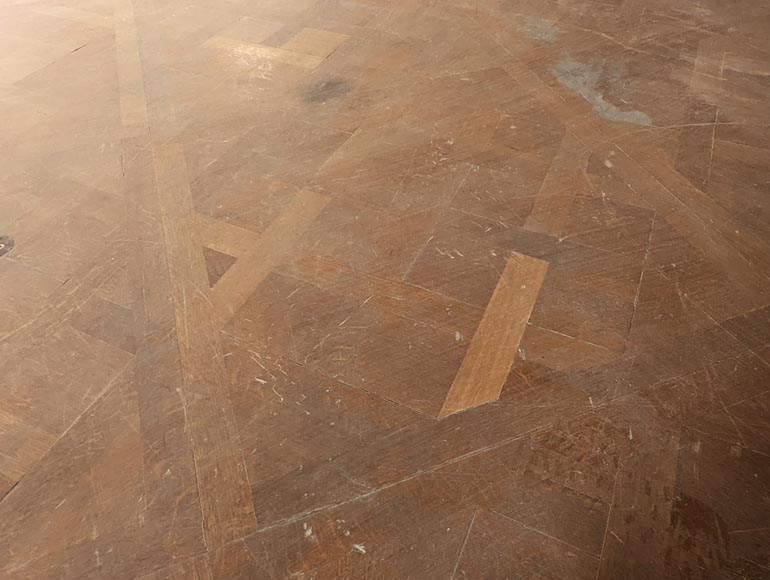 Batch of about 30 m² of 18th century style Versailles oak parquet flooring Batch of about 30 m² of 18th century style Versailles oak parquet flooring-4