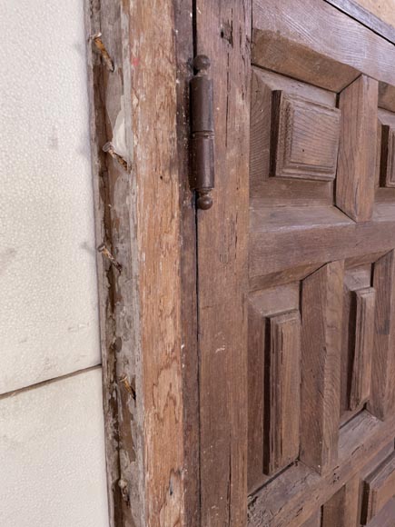 Spannish oak door with frame, 18th century Spannish oak door with frame, 18th century-5