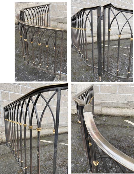 Art Deco wrought iron handrail  Art Deco wrought iron handrail -2