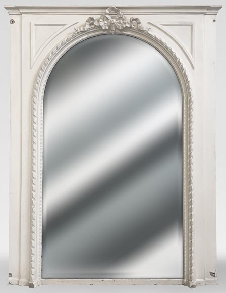 Louis XVI style trumeau with a curved top and a ribbon Louis XVI style trumeau with a curved top and a ribbon-0