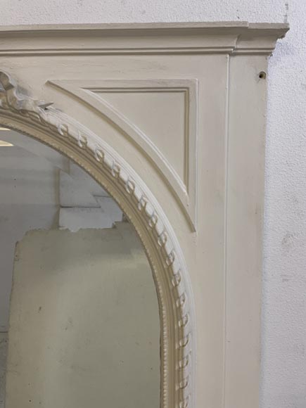 Louis XVI style trumeau with a curved top and a ribbon Louis XVI style trumeau with a curved top and a ribbon-4