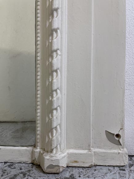 Louis XVI style trumeau with a curved top and a ribbon Louis XVI style trumeau with a curved top and a ribbon-7