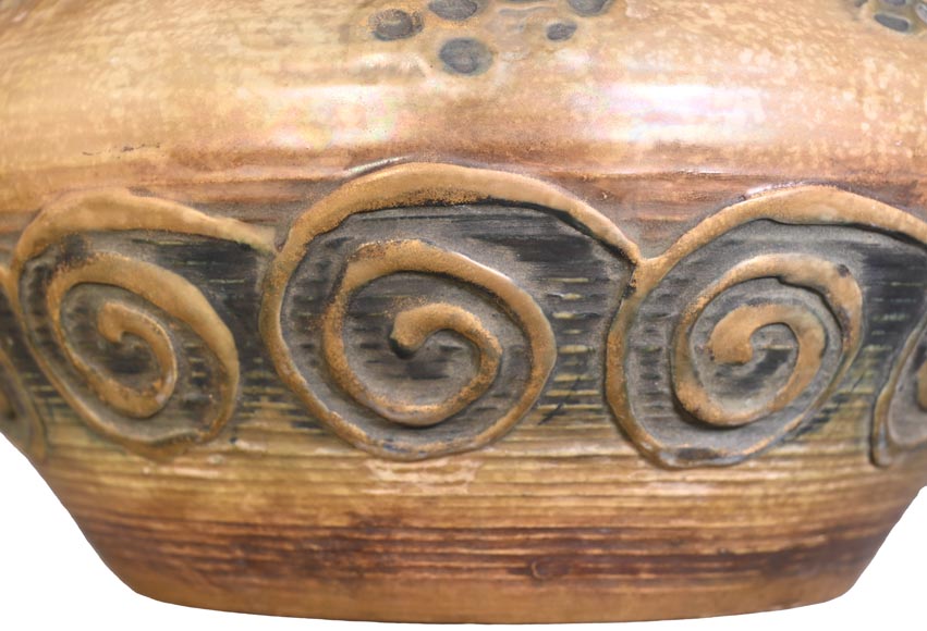 Eduard Stellmacher (attributed to) for Amphora, Earthenware owl vase, late 1890s Eduard Stellmacher (attributed to) for Amphora, Earthenware owl vase, late 1890s-7