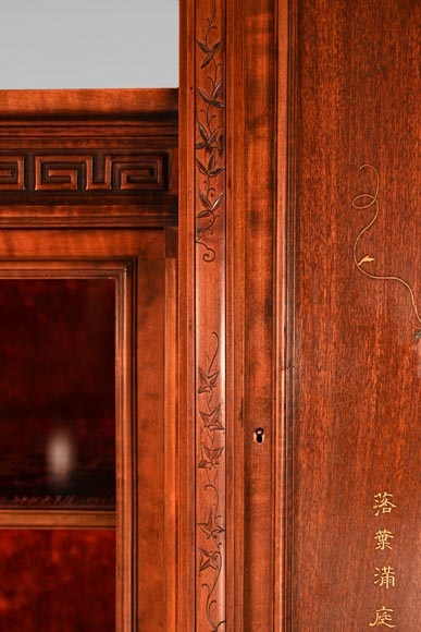 Gabriel VIARDOT (attributed to), Japanese-Style Display Cabinet and Wardrobe, late 19th century Gabriel VIARDOT (attributed to), Japanese-Style Display Cabinet and Wardrobe, late 19th century-11