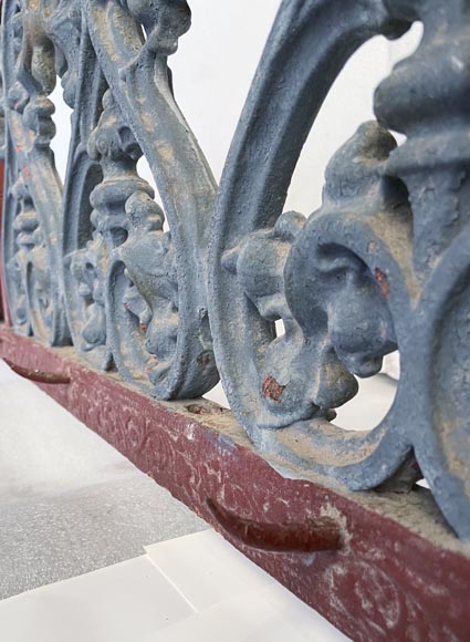 19th century butcher's facade in cast iron and iron 19th century butcher's facade in cast iron and iron-7