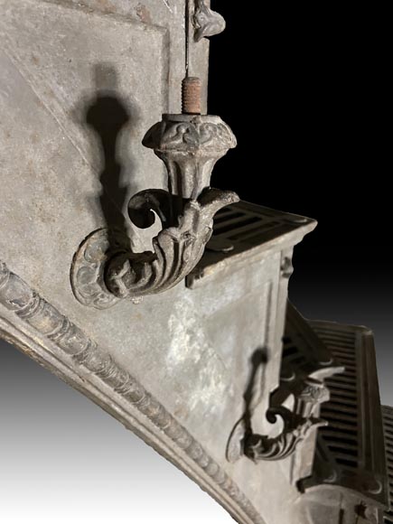 Double Quarter-Turn Staircase and Walkway in Cast Iron and Wrought Iron, 1865   Double Quarter-Turn Staircase and Walkway in Cast Iron and Wrought Iron, 1865  -6