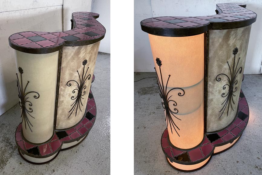 Italian counter with chairs, 70s Italian counter with chairs, 70s-4